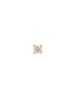 Ania Haie 14kt Gold Stargazer Natural Diamond Single Labret Earring