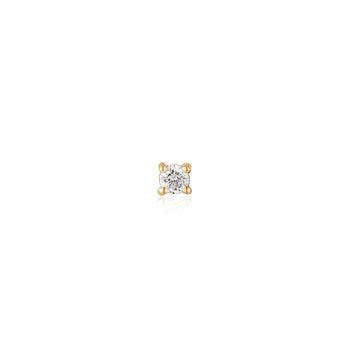 Ania Haie 14kt Gold Stargazer Natural Diamond Single Labret Earring