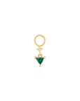 Ania Haie Gold Sparkle Drop Green Earring Charm