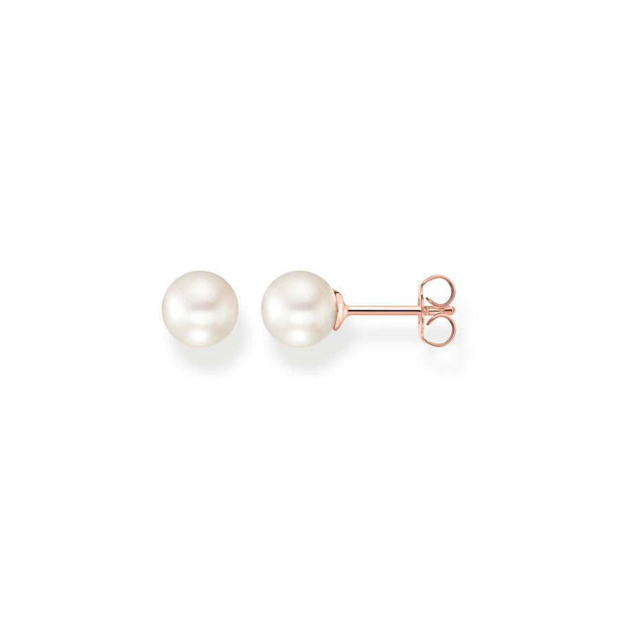 THOMAS SABO Ear studs pearl rose gold