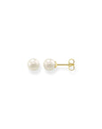 Thomas Sabo Ear Studs Pearl Gold