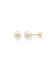 Thomas Sabo Ear Studs Pearl Gold