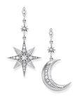 Thomas Sabo Earrings "Royalty Star & Moon" - Silver