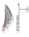 Thomas Sabo Earrings Bright Silver-coloured Hummingbird Wing