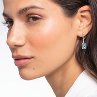 Thomas Sabo Earrings Blue Stone