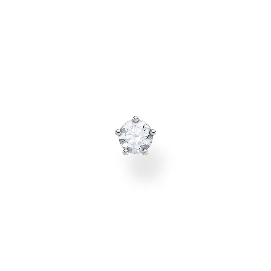 Thomas Sabo Ear Stud White Stone (Single)