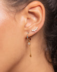 Thomas Sabo Ear Climber White Stones