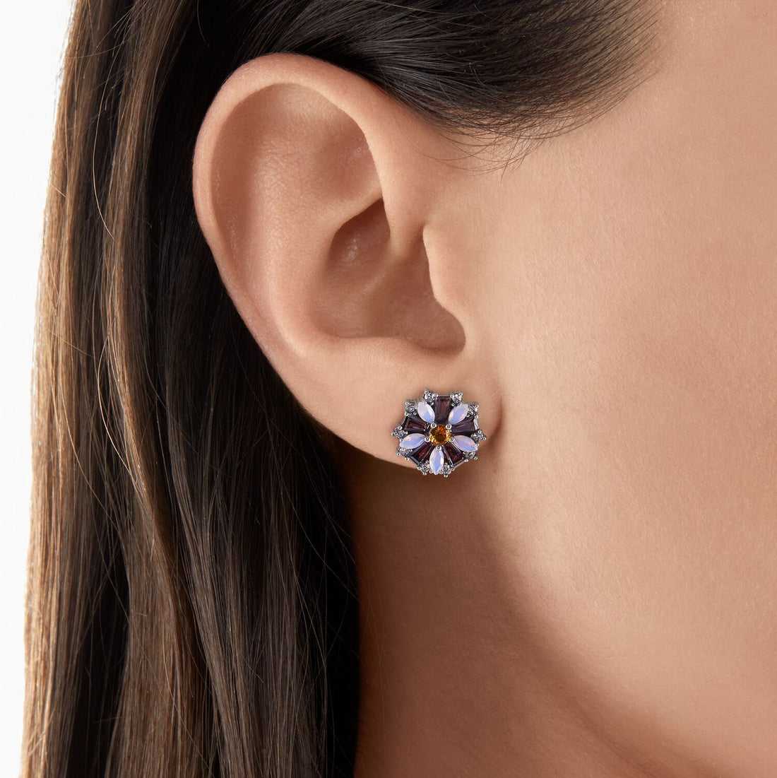 Thomas Sabo Ear Studs Flower Silver