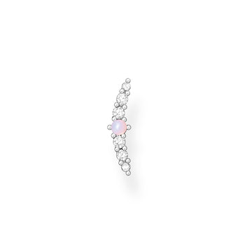 Thomas Sabo Single Ear Stud Pink Stone Silver