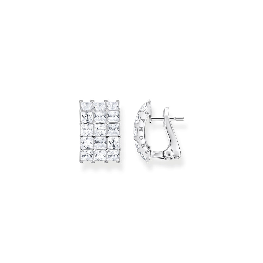 Thomas Sabo Ear Clip White Stones Silver