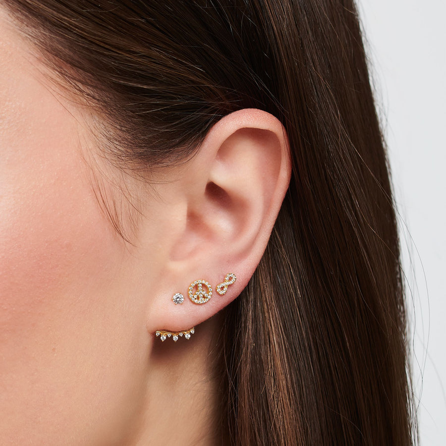 Thomas Sabo Single Ear Stud Infinity Gold