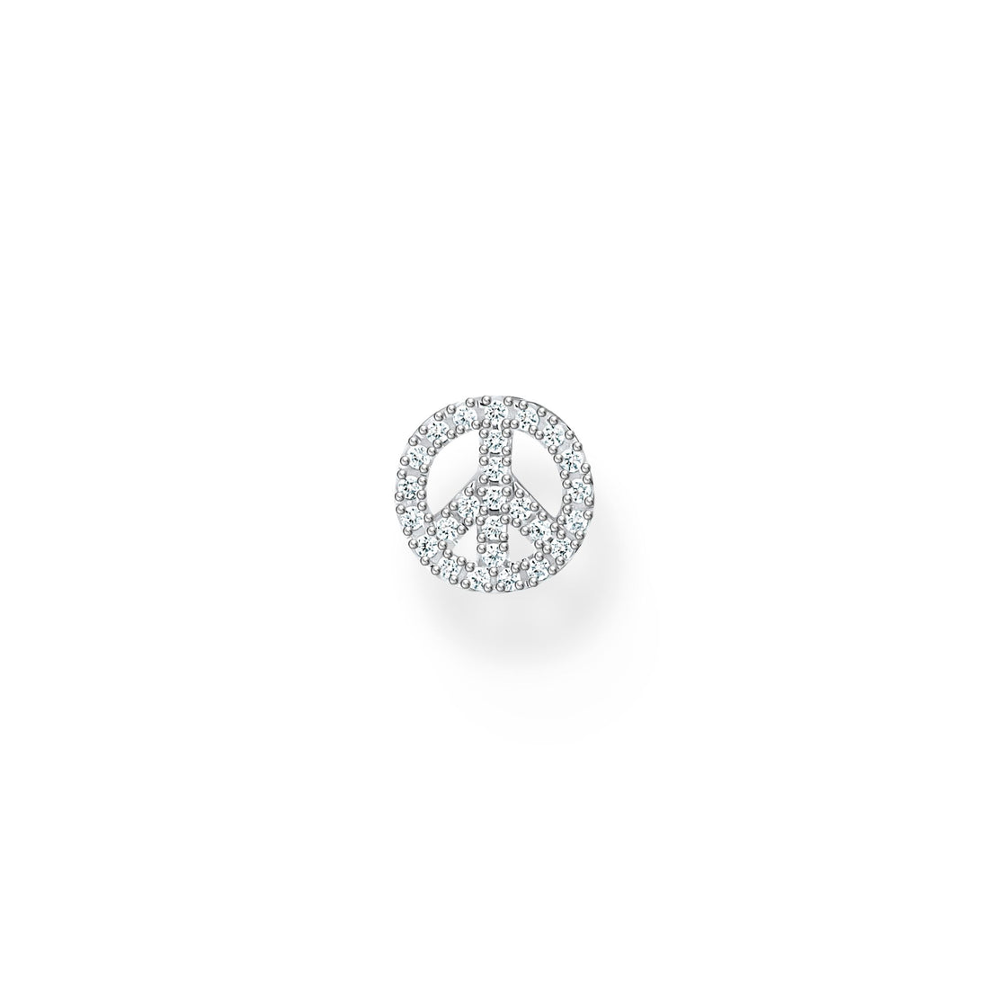 Thomas Sabo Single Ear Stud Peace Silver