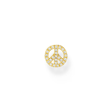 Thomas Sabo Single Ear Stud Peace Gold