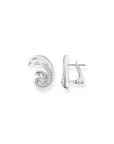 Thomas Sabo Ear studs wave with white stones