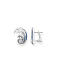 Thomas Sabo Ear studs wave with blue stones