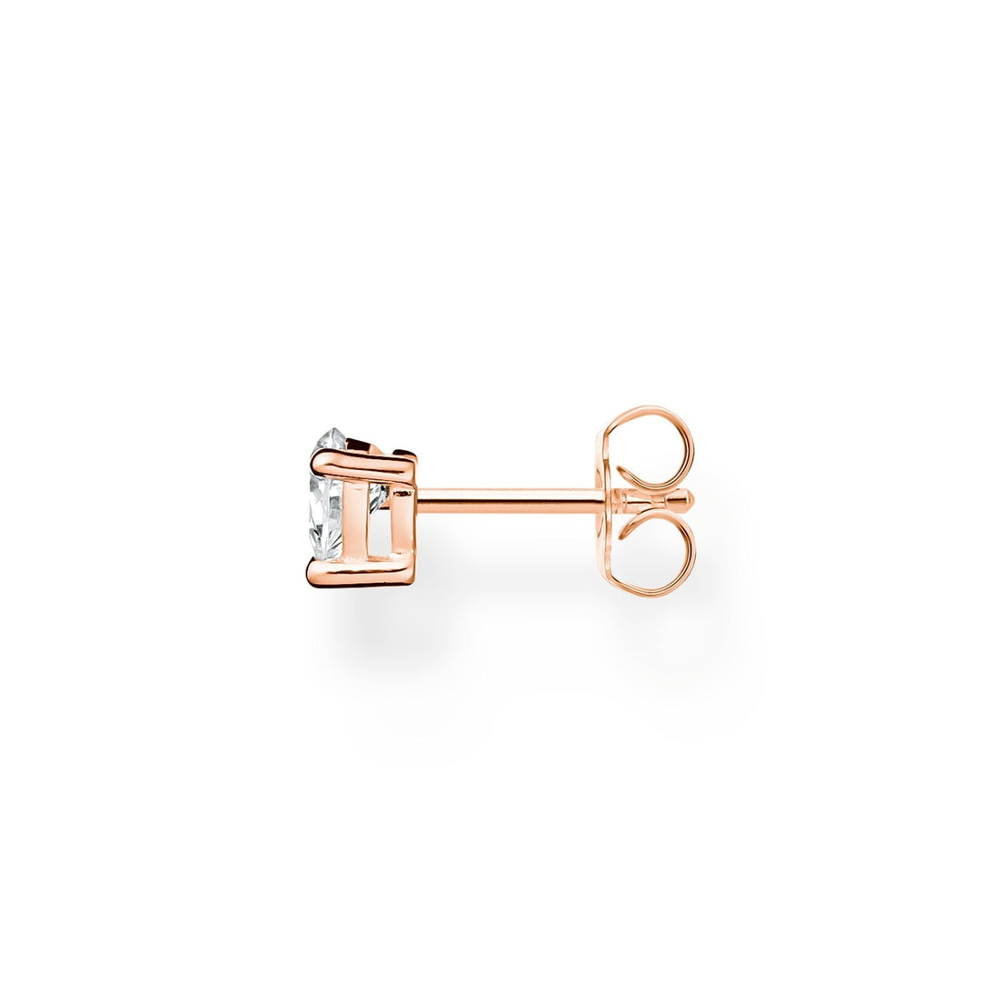 Thomas Sabo Single ear stud heart rose gold