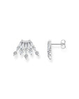 THOMAS SABO Ear studs with winter sun rays silver