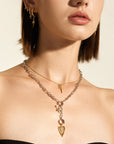 Ania Haie Gold Mini Link Charm Chain Necklace