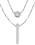 9CT SELENA DIAMOND NECKLACE