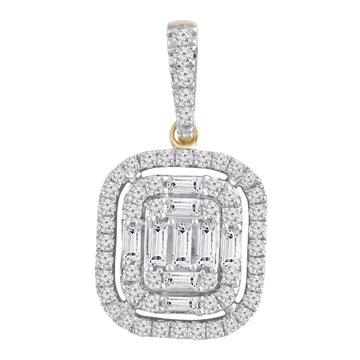 9CT FORMA DIAMOND PENDANT