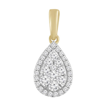 9CT GRAZIA DIAMOND PENDANT