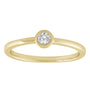 9CT CLAUDIA SOLITAIRE DIAMOND RING