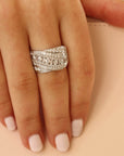 18CT VITTORIA DIAMOND RING