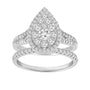 18CT ARIA DIAMOND RING SET