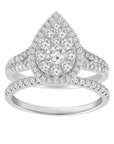 18CT ARIA DIAMOND RING SET