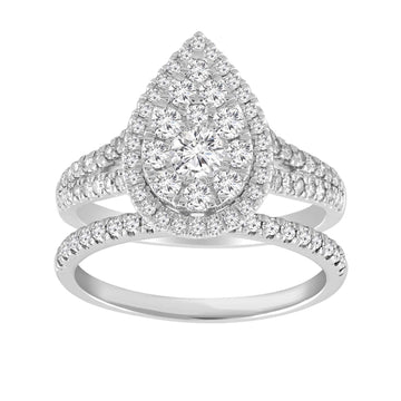 18CT ARIA DIAMOND RING SET