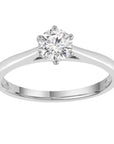 9CT LEONA SOLITAIRE DIAMOND RING