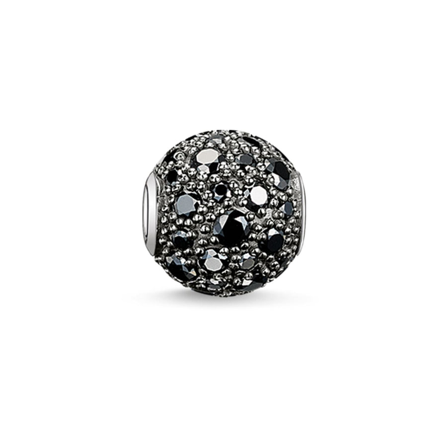 Thomas Sabo Bead "Black Crushed Pave"