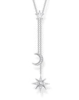 Thomas Sabo Necklace Star & Moon Silver