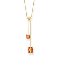 Thomas Sabo Necklace Orange Stone