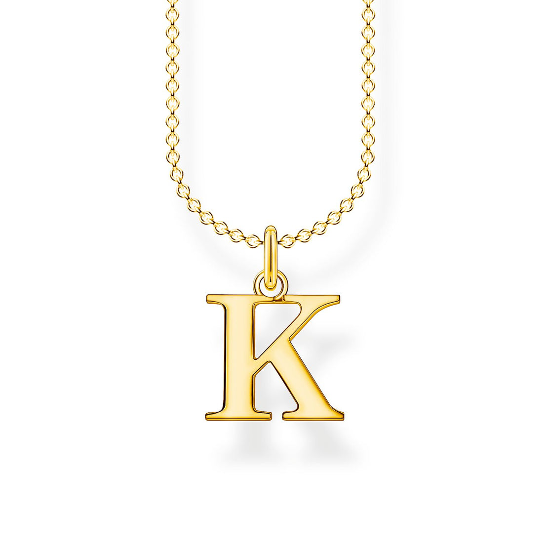 Thomas Sabo Necklace Letter K Gold