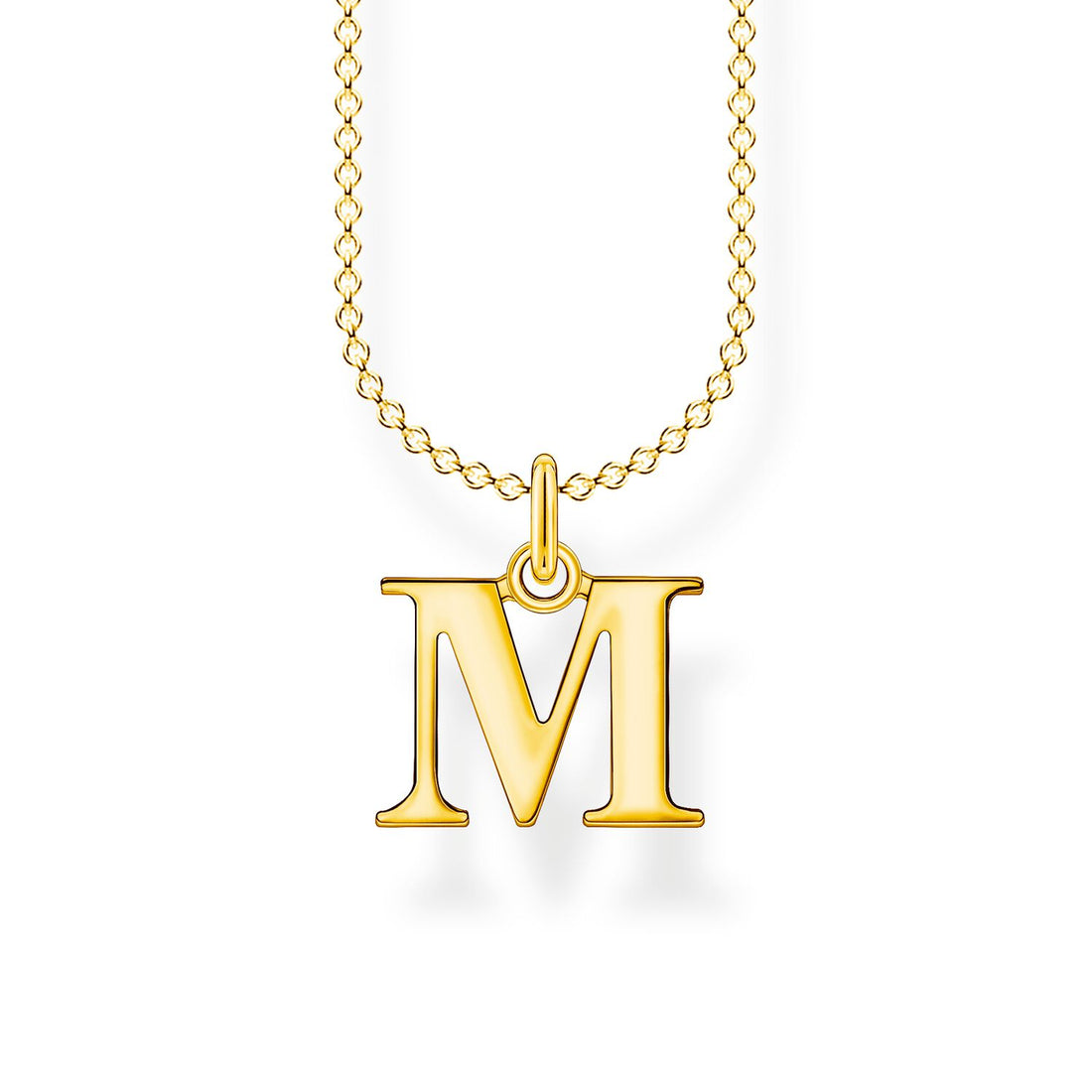 Thomas Sabo Necklace Letter M Gold