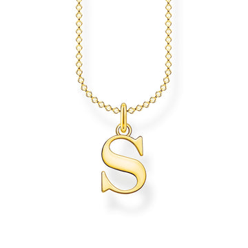 Thomas Sabo Necklace Letter S Gold