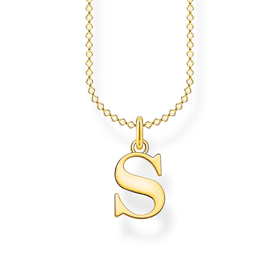 Thomas Sabo Necklace Letter S Gold