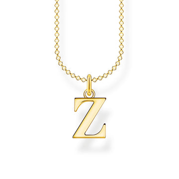 Thomas Sabo Necklace Letter Z Gold