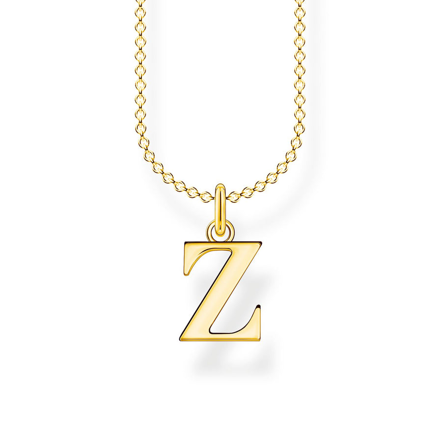 Thomas Sabo Necklace Letter Z Gold