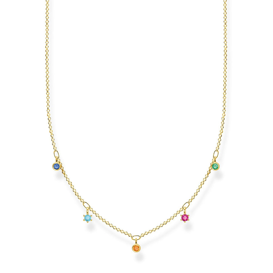 Thomas Sabo Necklace Colourful Stones