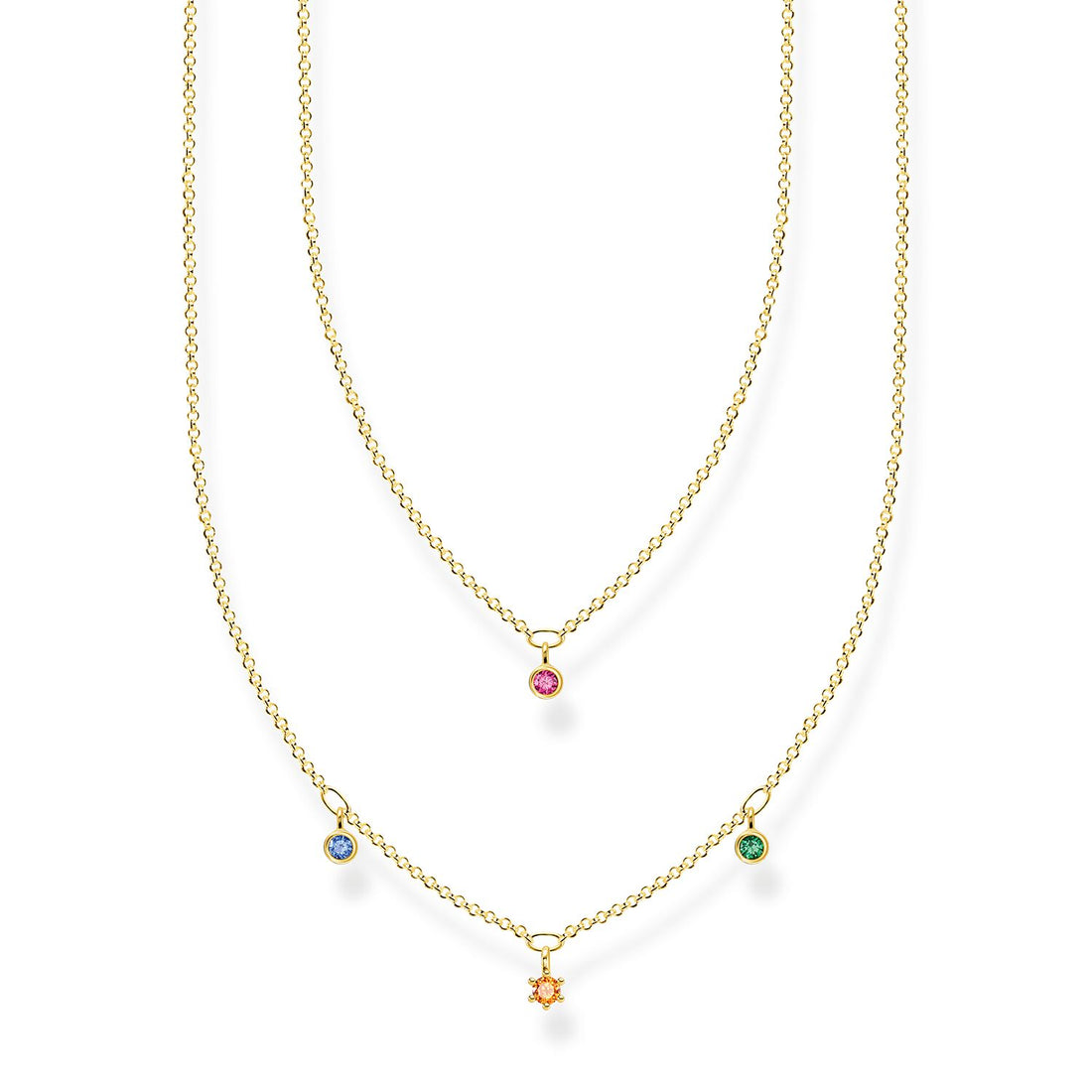 Thomas Sabo Necklace Colourful Stones