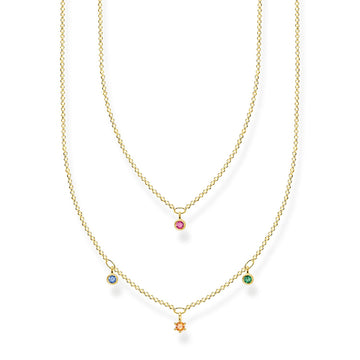 Thomas Sabo Necklace Colourful Stones