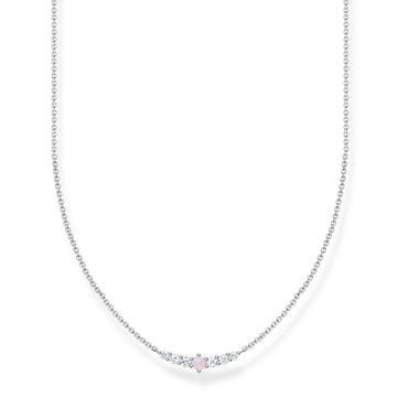 Thomas Sabo Necklace Pink Stone Silver