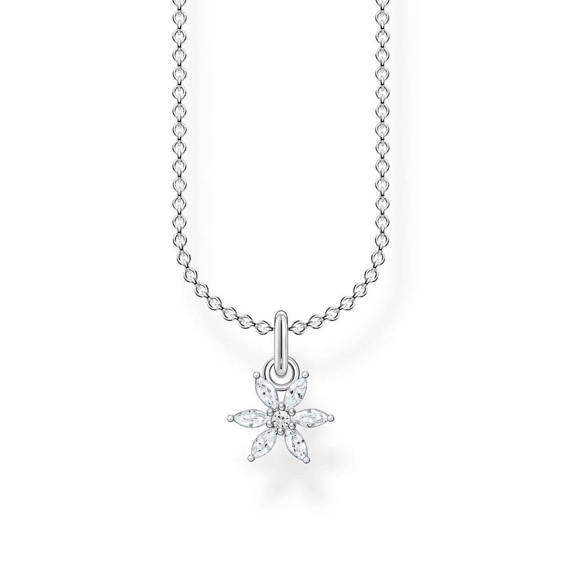 Thomas Sabo Necklace Flower Silver