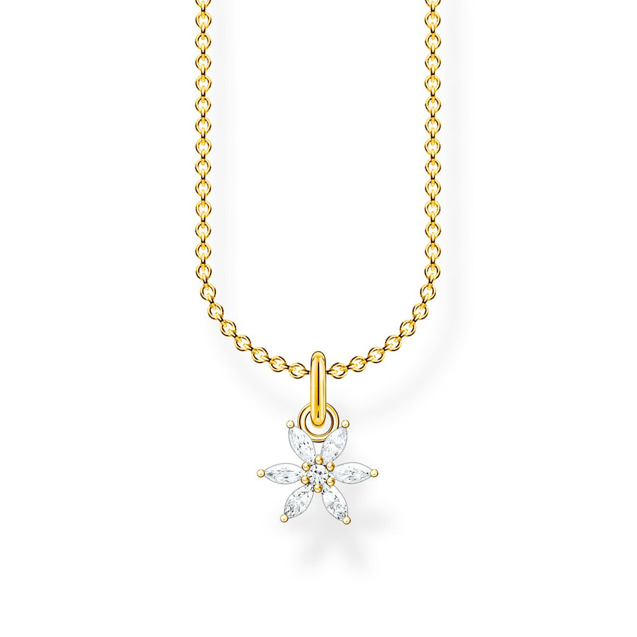 Thomas Sabo Necklace Flower Gold