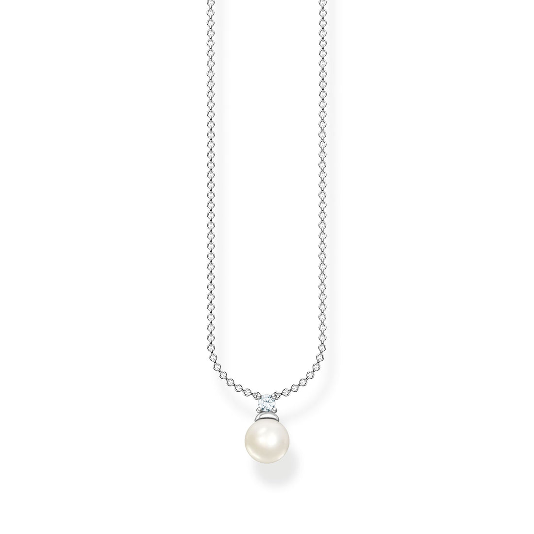 Thomas Sabo Necklace pearl silver