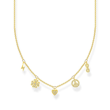 Thomas Sabo Necklace With Symbols Gold