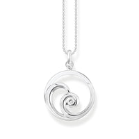 Thomas Sabo Necklace wave with white stones