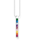 THOMAS SABO Necklace colourful stones silver